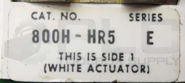 NEW ALLEN BRADLEY 800H-HR5 SER E SELECTOR SWITCH W/800T-XAP SER E CONTACT BLOCK - Image 6