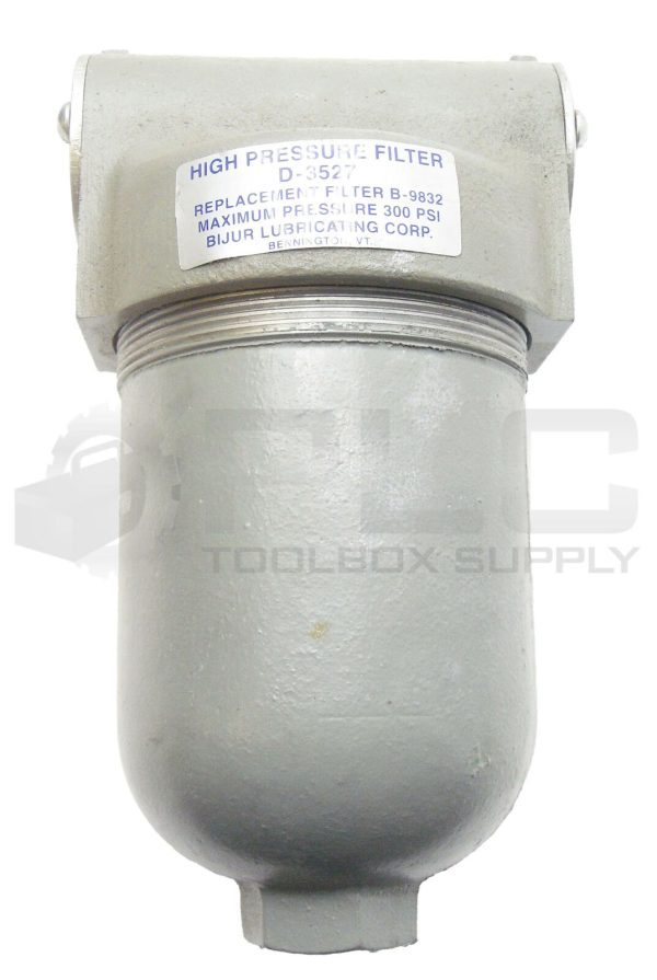 NEW BIJUR LUBRICATION CORP D-3527 HIGH PRESSURE FILTER B-9832 - Image 3