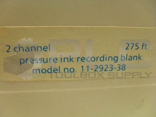 NEW GOULD ACCUCHART 11-2923-38 2 CHANNEL PRESSURE INK RECORDING BLANK - Image 3