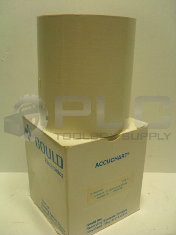 NEW GOULD ACCUCHART 11-2923-38 2 CHANNEL PRESSURE INK RECORDING BLANK