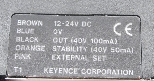 NEW KEYENCE FS-T1 PHOTOELECTRIC FIBER AMPILIFER 12-24V - Image 6