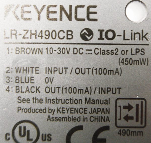 NEW KEYENCE LR-ZH490CB LASER SENSOR 10-30VDC - Image 7