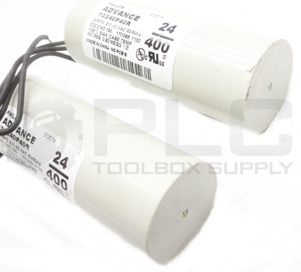 NEW LOT OF 2 PHILIPS 7C240P40R ADVANCE CAPACITOR 400VAC 50/60Hz E125174 *READ* - Image 4