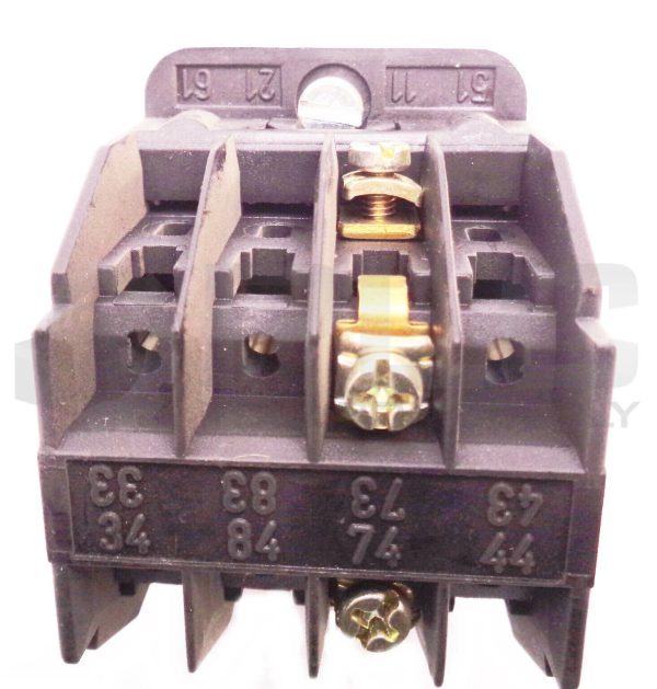 NEW MANNESMANN DEMAG 87419444 CONTACT BLOCK 10A150VAC - Image 4
