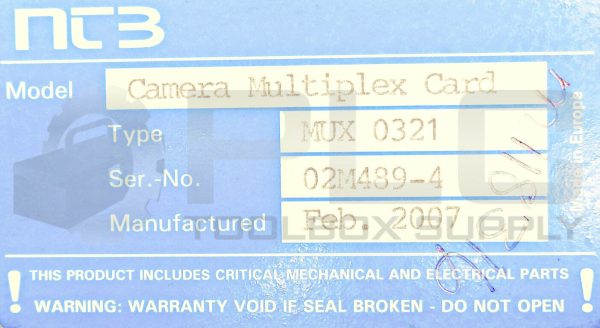 NEW NT3 MUX 0321 CAMERA MULTIPLEX CARD W/IF 0114 PCI INTERFACE CARD - Image 5