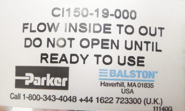 NEW PARKER BALSTON CI150-19-000 FILTER CARTRIDGE F506 - Image 3