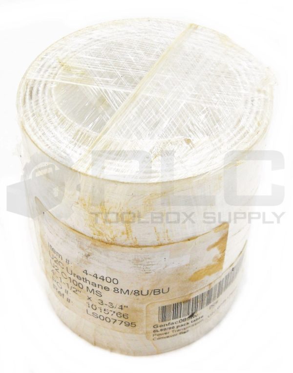 NEW POWER TRANSMISSION U2C100MS WHITE URETHANE CONVEYOR BELT 4'-1-1/2" x 3-3/4"