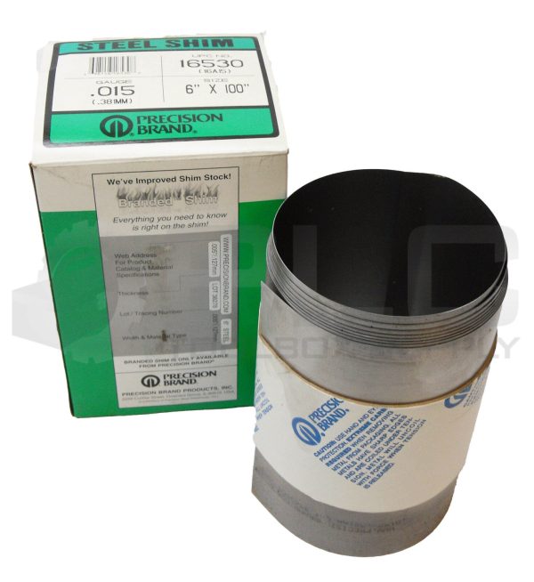 NEW PRECISION BRAND 16530 STEEL SHIM 6"X100" .015 GAGE 16A15