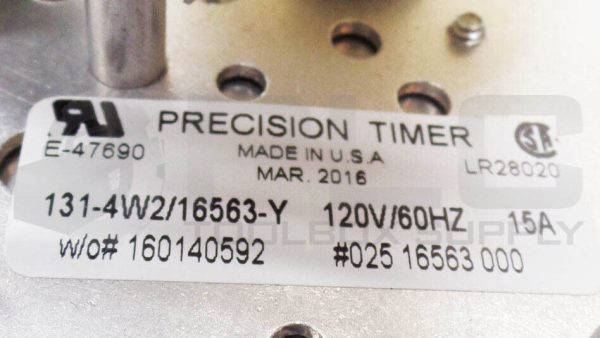 NEW PRECISION TIMER/YORK 025 16563 000 5 MIN TIMER 120V 60HZ 15A 131-4W2/16563-Y - Image 7