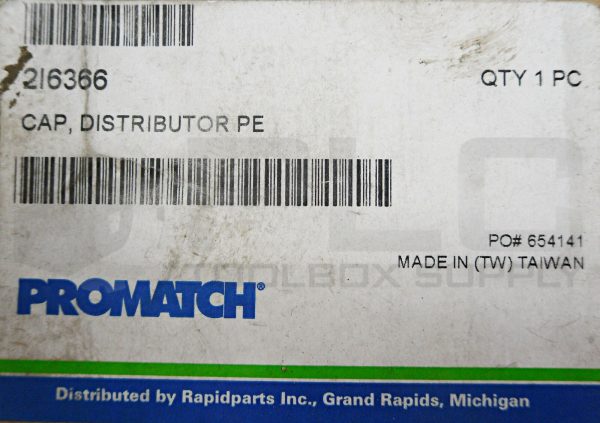 NEW PROMATCH 2I6366 DISTRIBUTOR CAP PE W/ GASKET 216366 - Image 7