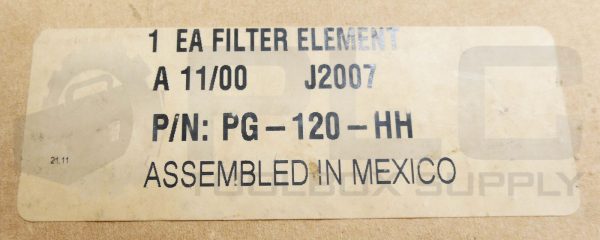 NEW PTI TECHNOLOGIES PG-120-HH FILTER ELEMENT *READ* - Image 7