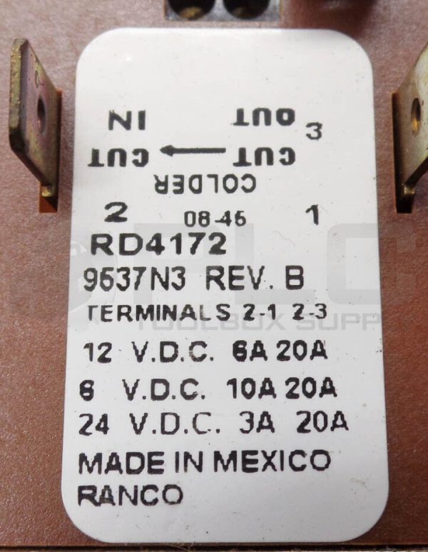 NEW RED DOT 71R2310 THERMOSTAT RD-4172-0P 12VDC 6A 9637N3 - Image 6