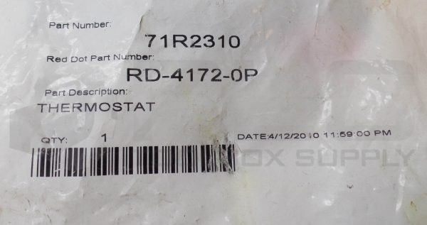 NEW RED DOT 71R2310 THERMOSTAT RD-4172-0P 12VDC 6A 9637N3 - Image 7