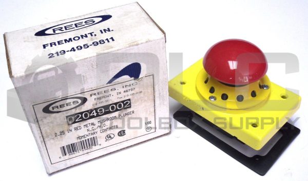 NEW REES 02049-002 2.25" RED MUSHROOM PLUNGER