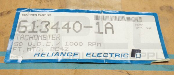NEW RELIANCE 613440-1A TACHOMETER 50VDC 1000RPM 5BC42AB2130B - Image 8