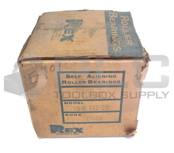 NEW REX ROLLER BEARING XBW.112 92 DUPLEX SELF ALIGNING