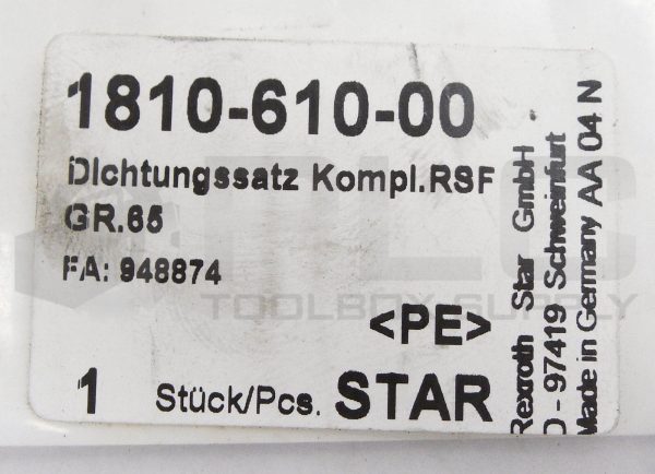 NEW REXROTH 1810-610-00 SCRAPER PLATE 65 - Image 5