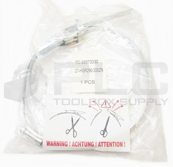 NEW SEALED 27-HGR290-335ZN QUICK RELEASE BAND CLAMP