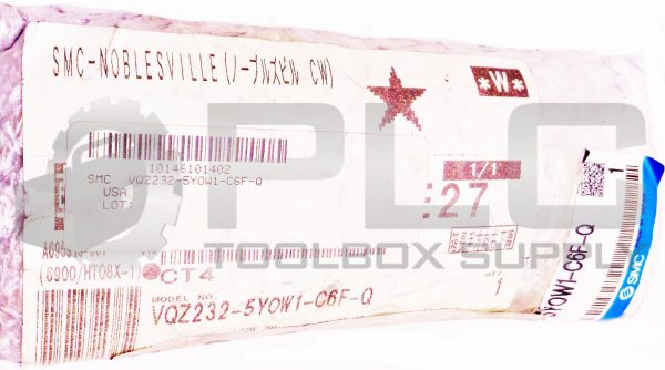 NEW SMC VQZ232-5YOW1-C6F-Q 3 PORT BODY PORTED SOLENOID VALVE VQZ2325YOW1C6FQ