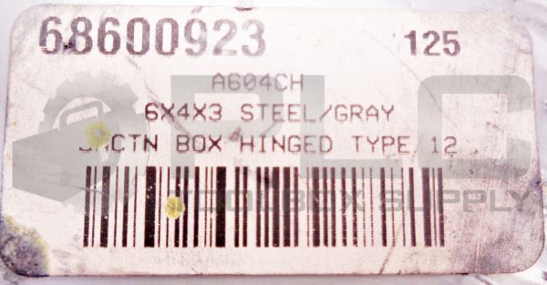 NEW STEEL JUNCTION BOX 6X4X3 STEEL ENCLOSURE HINGE, 68600923 - Image 4