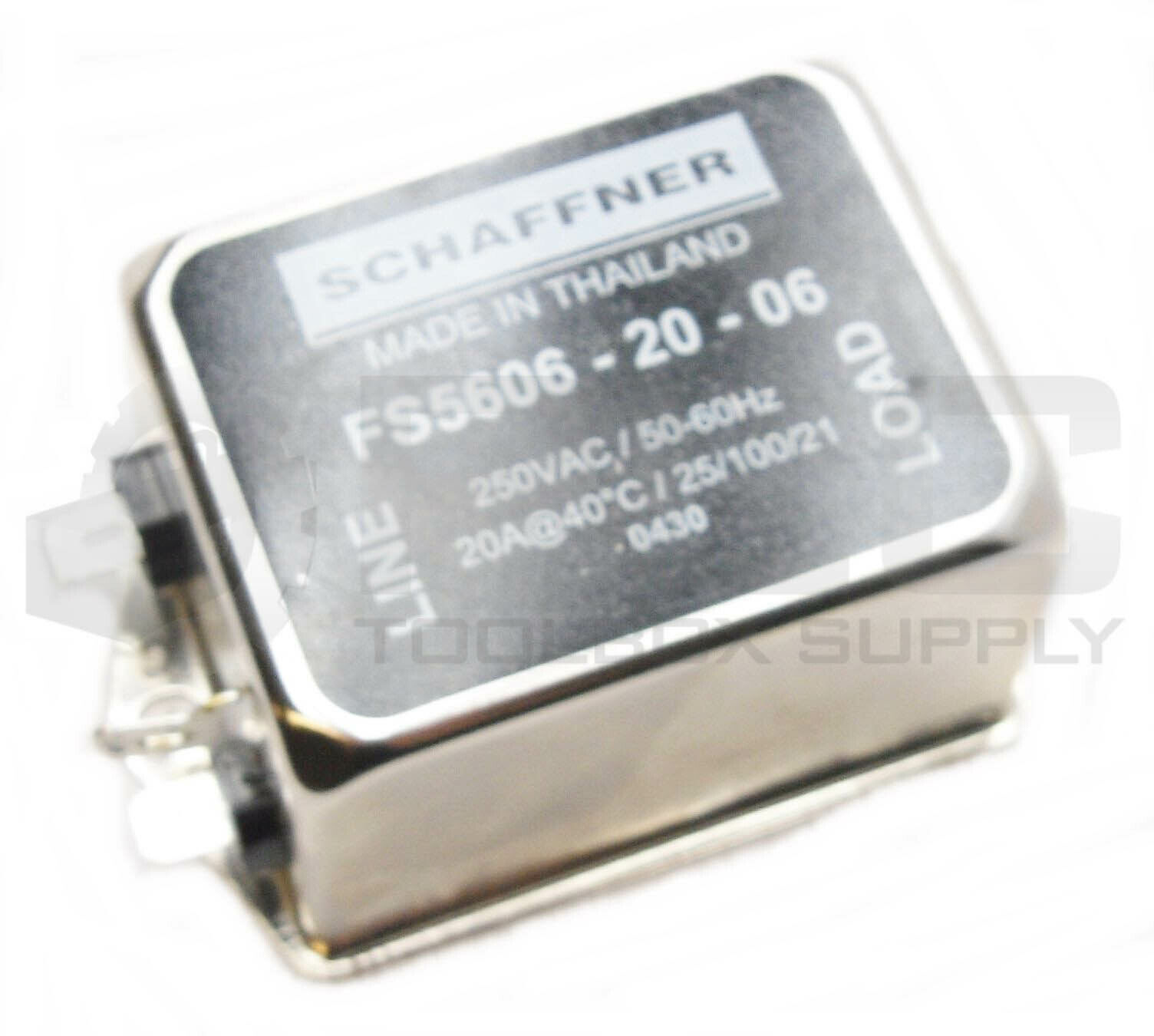 SCHAFFNER FS5606-20-06 MULTI-STAGE POWER LINE FILTER 250V 50-60HZ