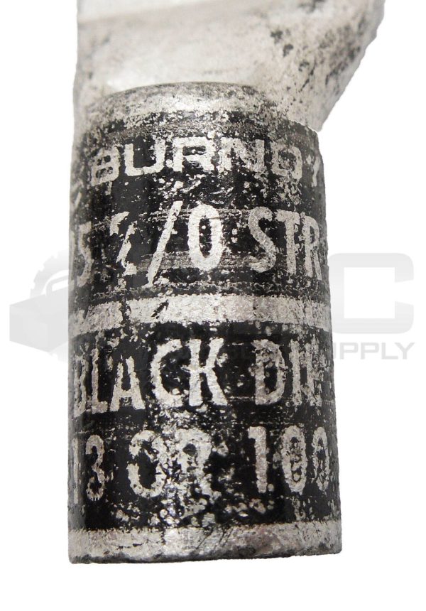 LOT OF 12 NEW BURNDY YA26-L COMPRESSION LUG N125 2/0 STR CU BLACK DIE 13 OR 100 - Image 6