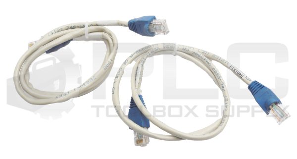 LOT OF 2 BLACK BOX 746-5500 CABLES APPROX 1'