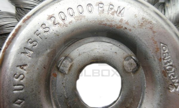 LOT OF 2 NEW OSBORN MSFS20000 WIRE WHEEL MSFS20000RPM - Image 6