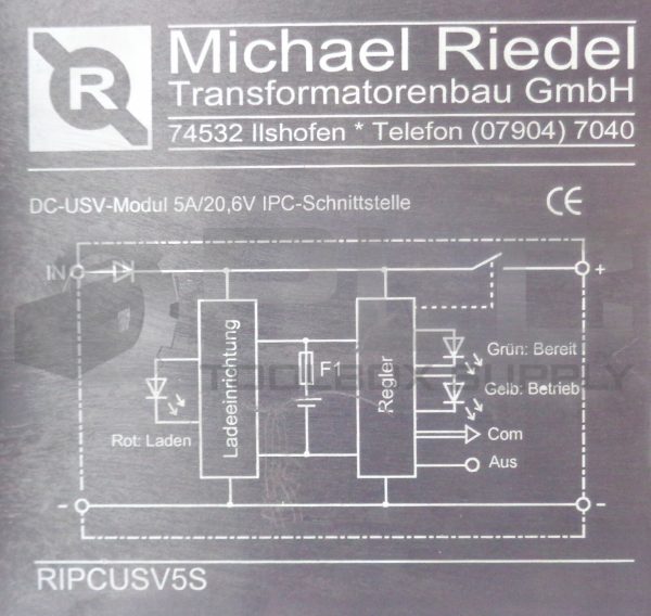 MICHAEL RIEDEL DC-USV-MODUL 54/20,8V IPC-SCHNITTSTELLE RIPCUSV5S - Image 4