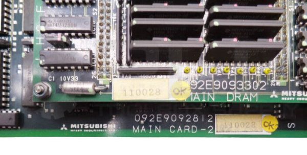 MITSUBISHI 092E9092812 MAIN CARD-2 CIRCUIT BOARD, 092E9093302, 092E9093412 - Image 6