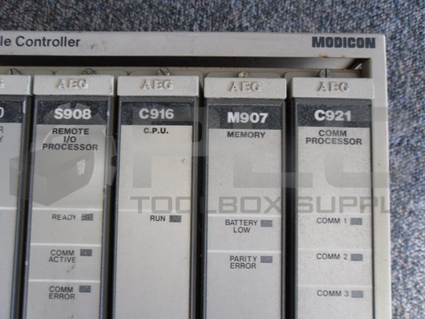 MODICON P1-984A-832 SLOT RACK WITH P930 S908 C916 M907 C921 - Image 4
