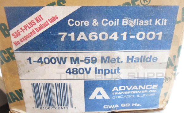 NEW ADVANCE 71A6041-001 CORE & COIL BALLAST KIT 480V 60HZ *READ* - Image 10