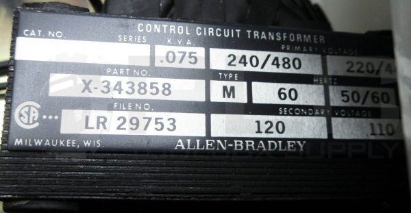 NEW ALLEN BRADLEY 712-CJA252 Ser. N COMBINATION STARTER w/709-COD103 /K X-343858 - Image 7