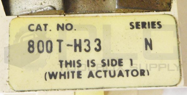NEW ALLEN BRADLEY 800T-H33 /N SELECTOR SWITCH *READ* - Image 5