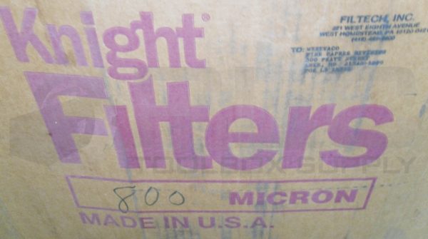 NEW BOX OF 200 KNIGHT FILTERS 800 MICRON BAG FILTERS *READ* - Image 5