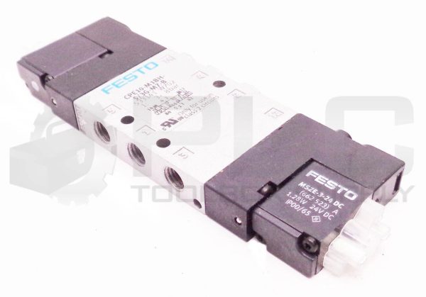 NEW FESTO CPE10-M1BH-5/3G-M7-B SOLENOID VALVE w/2 MSZE-3-24 DC COIL 24V DC 1.28W