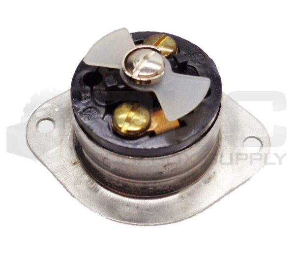 NEW HUBBELL HBL7487 FLANGED RECEPTACLE 15A 125/250V 3P 3 WIRE 7487 - Image 4