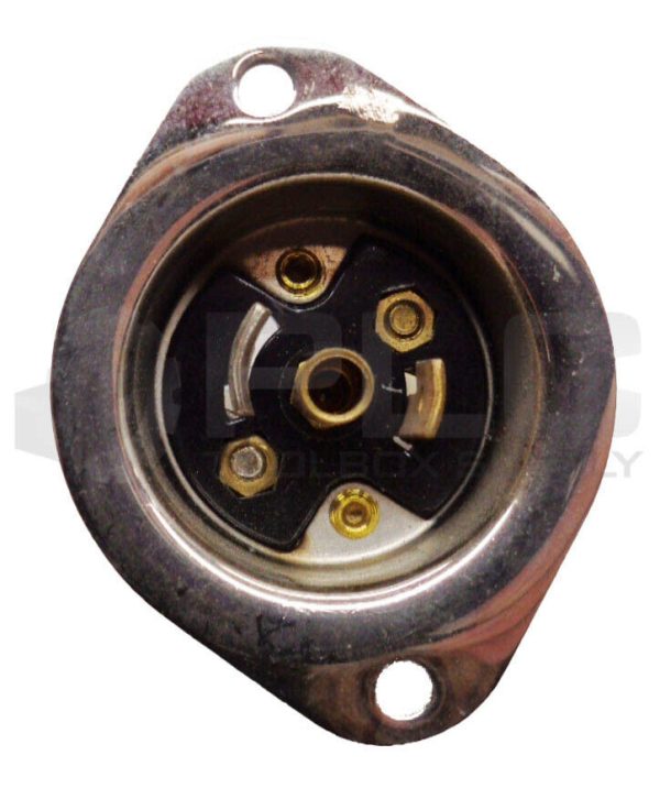 NEW HUBBELL HBL7487 FLANGED RECEPTACLE 15A 125/250V 3P 3 WIRE 7487 NSNP - Image 4