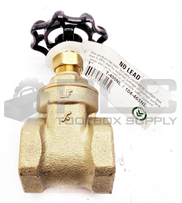 NEW LEGEND VALVE 104-465NL 1" BRASS GATE VALVE