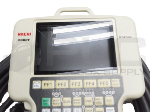 NEW NACHI ROP511 ROBOT TEACH PENDANT ROP500 APPROX 30' CABLE 9511110 *READ* - Image 3