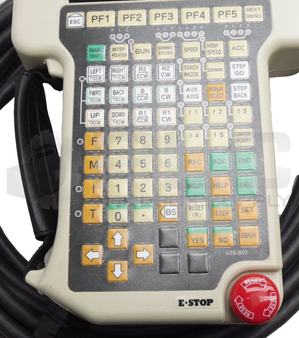 NEW NACHI ROP511 ROBOT TEACH PENDANT ROP500 APPROX 30' CABLE 9511110 *READ* - Image 4