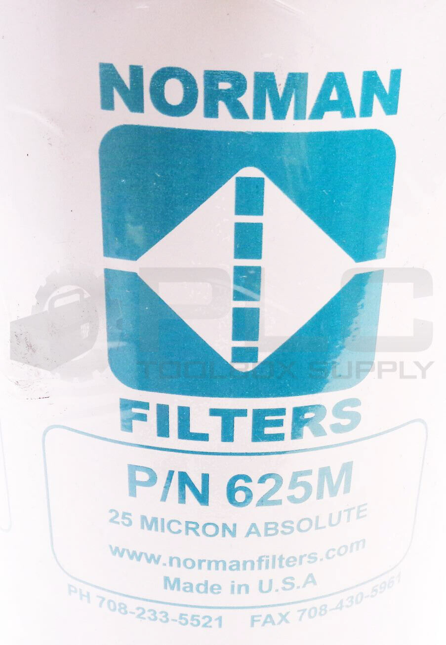 NEW NORMAN 625M 25 MICRON ABSOLUTE FILTER PLC Toolbox Supply