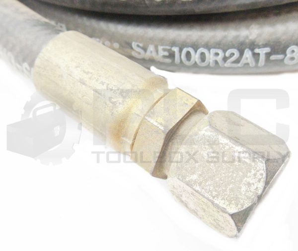 NEW PARKER 301-8 NO-SKIVE HYDRAULIC HOSE APPROX 12' - Image 4