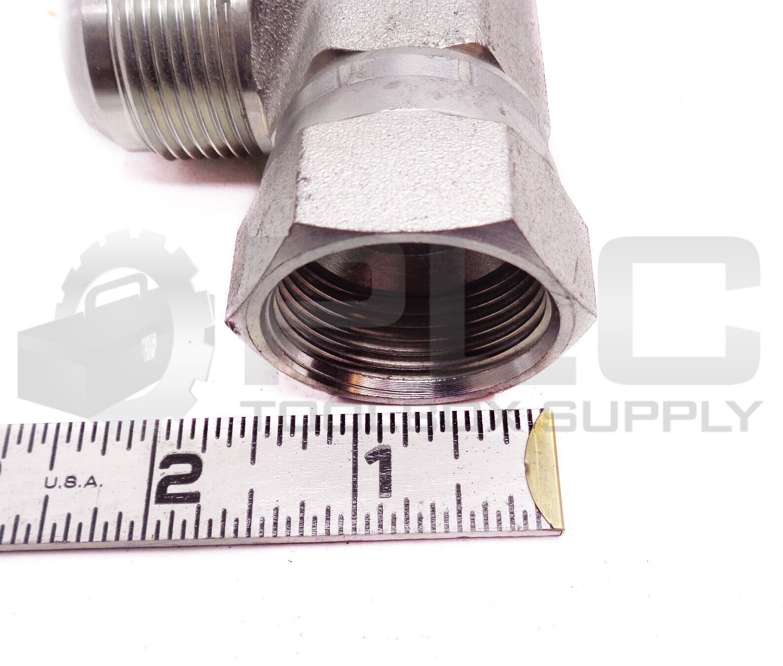 NEW PARKER 7/8" ID MALE TAPER 11/4" ID FEMALE SWIVEL HYDRAULIC T