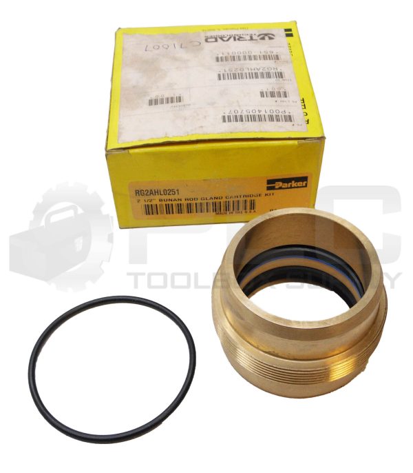 NEW PARKER RG2AHL0251 2-1/2" BUNAN ROD GLAND CARTRIDGE KIT