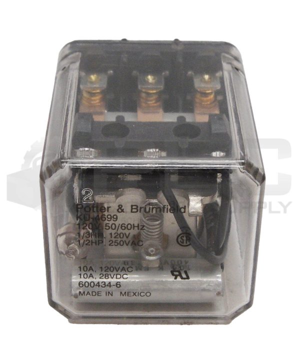 NEW POTTER & BRUMFIELD KU-4699 RELAY 120V 50/60HZ 1/3HP