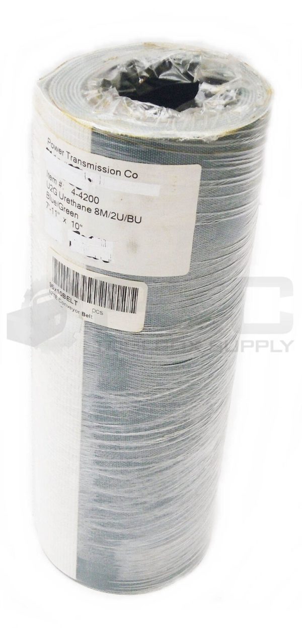 NEW POWER TRANSMISSION CO. 7'-11" X 10" U2G URETHANE CONVEYOR BELT 8M/2U/BU