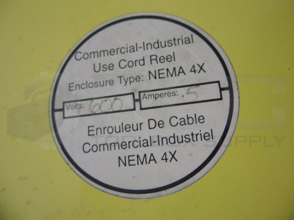NEW POWEREEL 142161003011 600 VOLTS 5 AMPS 30" CORD REEL NEMA 4X - Image 6
