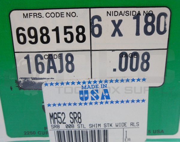 NEW PRECISION BRAND 16AJ8 STEEL SHIM 6"X180" .008 GAGE 16800 - Image 5