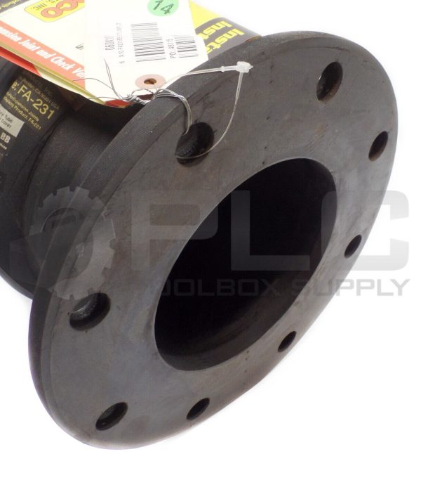 NEW PROCO FA-231 SINGLE WIDE ARCH RUBBER EXPANSION JOINT TYPE: BB, L: 10" ID: 6" - Image 3